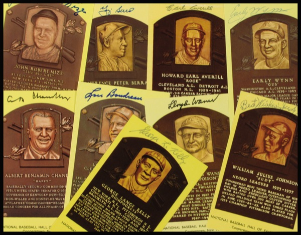 Lot 1246 Baseball Hall of Famers