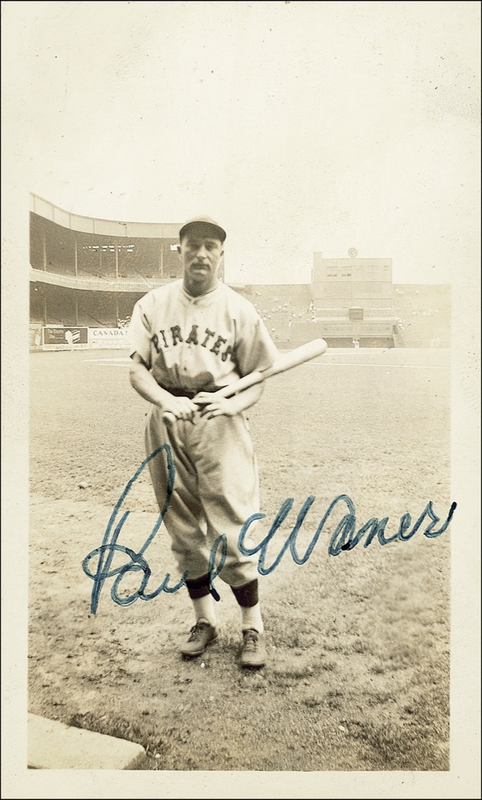 Lot 1562 Paul Waner