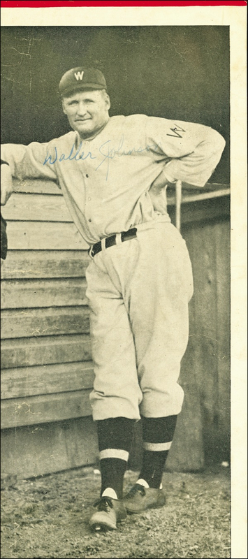 Lot 1392 Walter Johnson