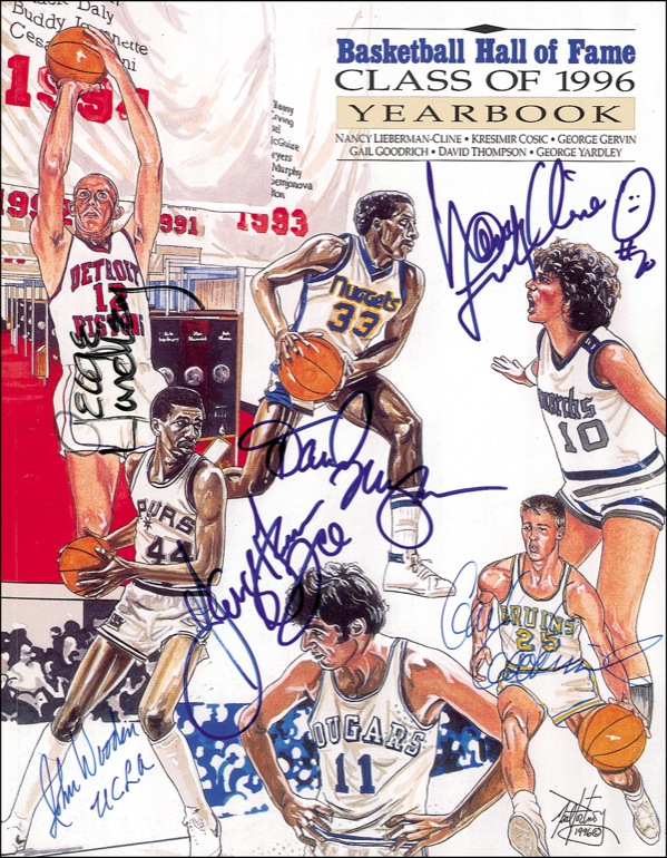 Lot 1251 Basketball Hall of Famers
