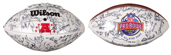 Lot 1340 Football: Pro Bowlers