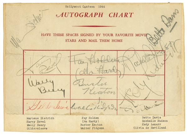 Lot 979 Hollywood Canteen