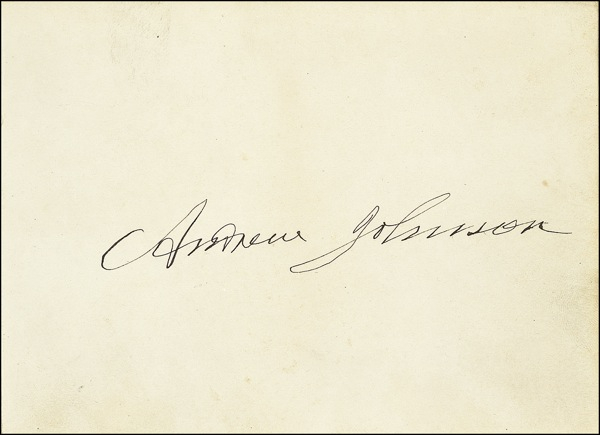 Lot 67 Andrew Johnson