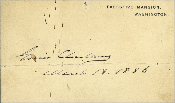 Lot 15 Grover Cleveland