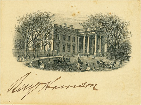 Lot 54 Benjamin Harrison