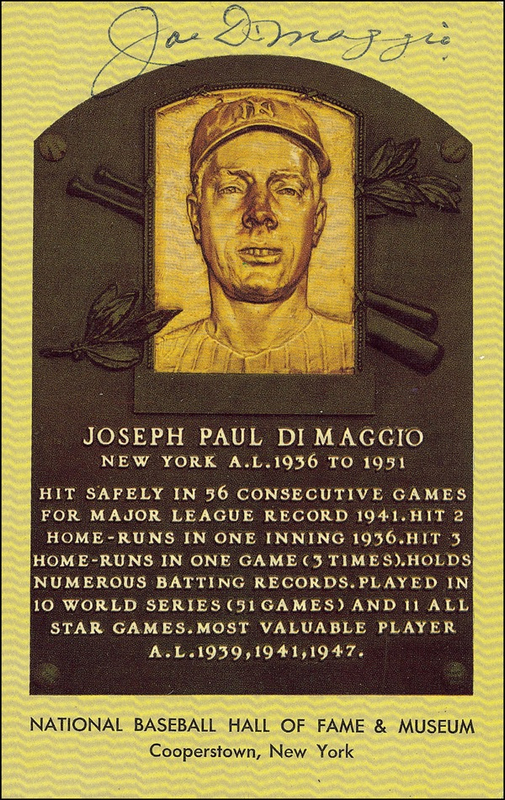 Lot 1314 Joe DiMaggio
