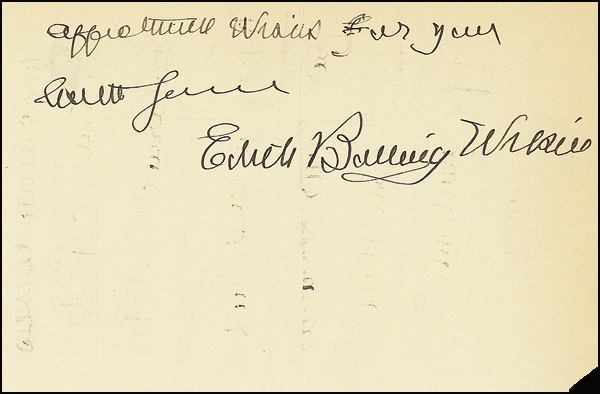 Lot 132 Edith Bolling Wilson