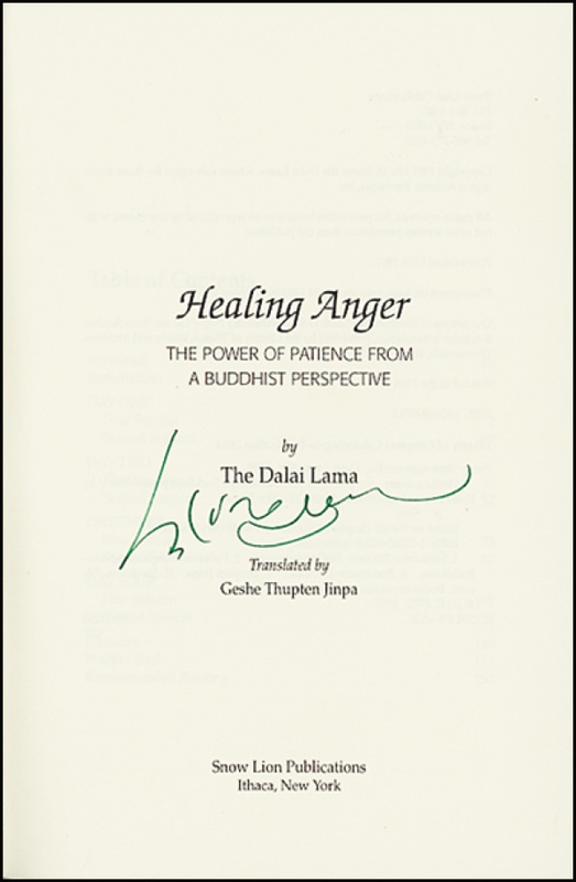 Lot 164 Dalai Lama