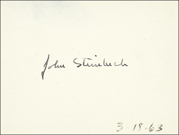 Lot 532 John Steinbeck
