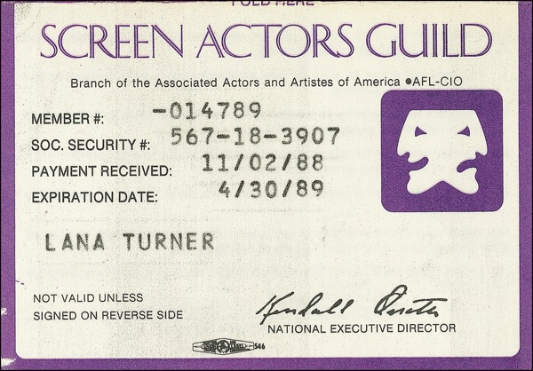 Lot 1182 Lana Turner