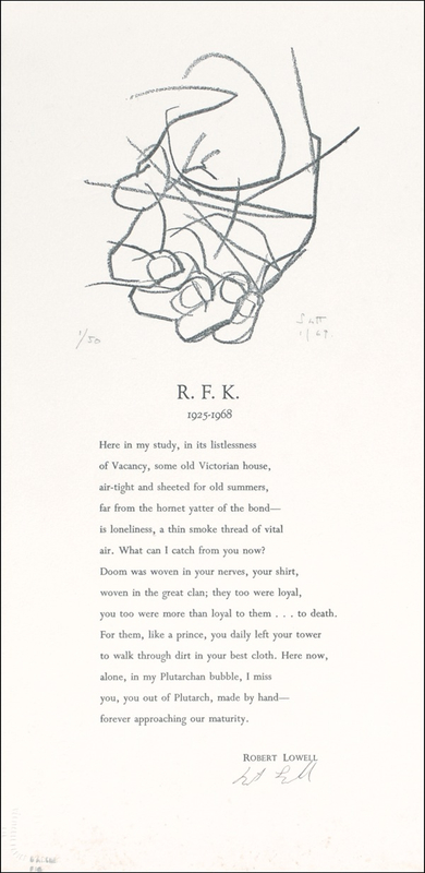 Lot 499 Robert Lowell