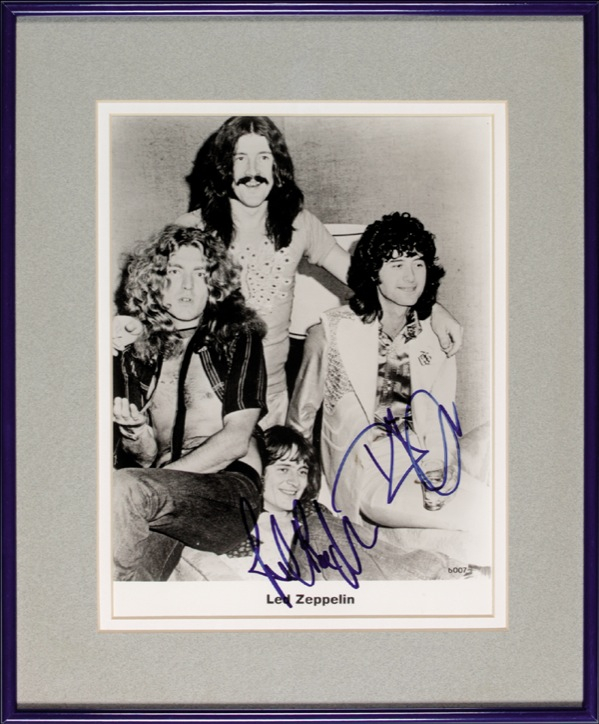 Lot 697 Led Zeppelin: Plant and Jones