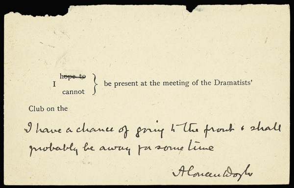 Lot 465 Arthur Conan Doyle