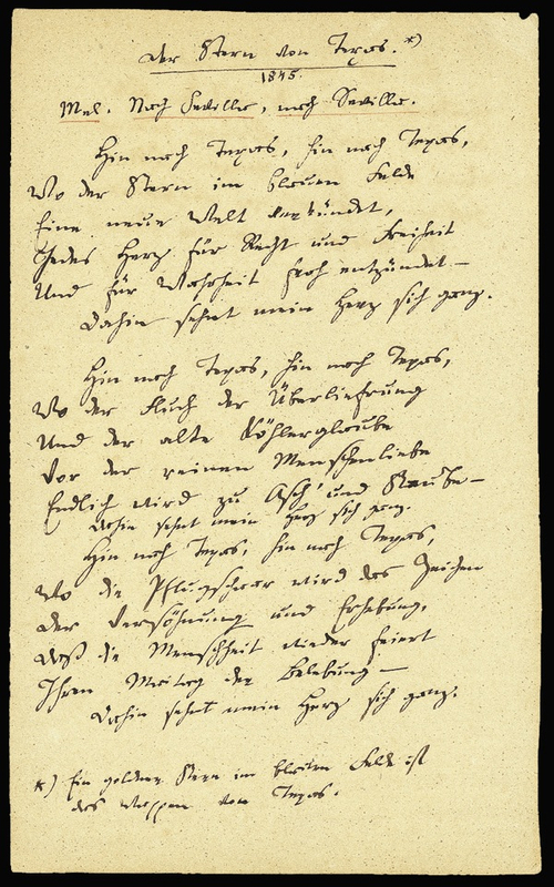 Lot 538 Texas: Fallersleben, Hoffman von
