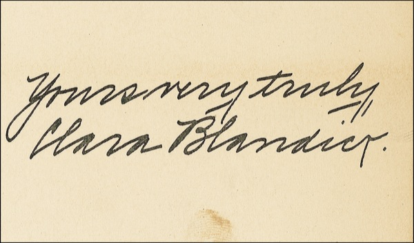 Lot 1200 Wizard of Oz: Blandick, Clara