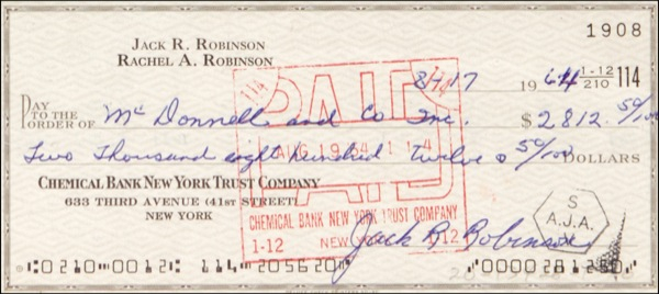 Lot 1507 Jackie Robinson