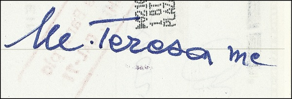 Lot 230 Mother Teresa