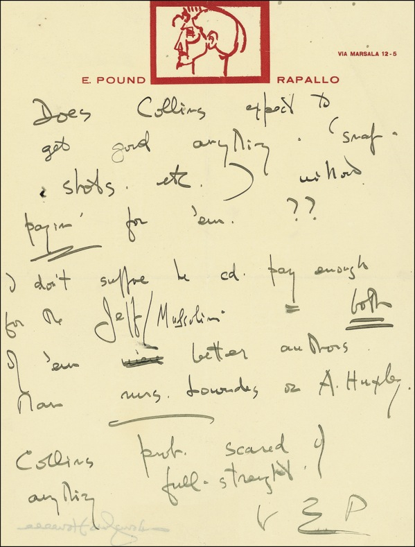 Lot 513 Ezra Pound