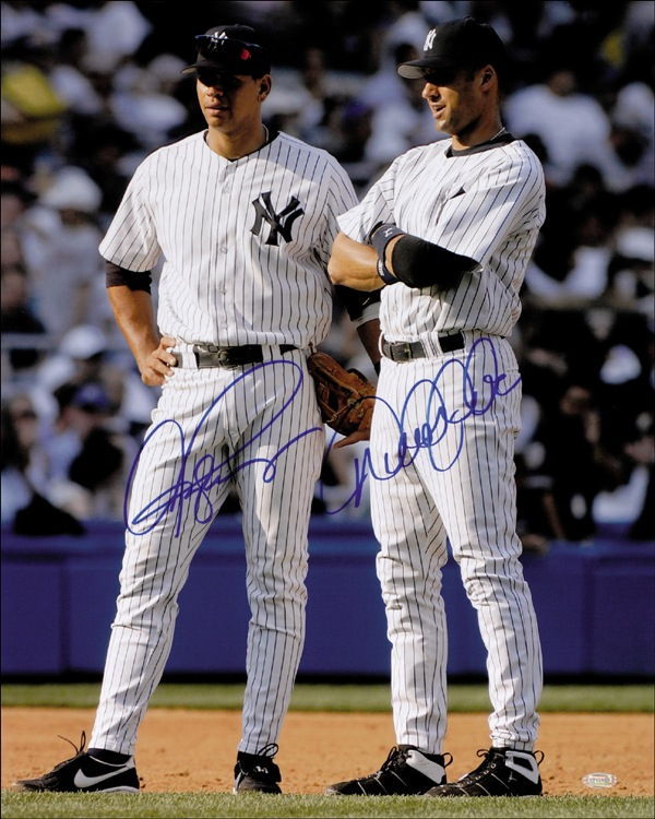 Lot 1388 Derek Jeter and Alex Rodriguez