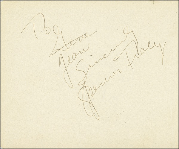 Lot 1179 Spencer Tracy