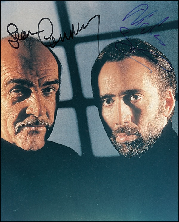 Lot 877 Sean Connery and Nicolas Cage