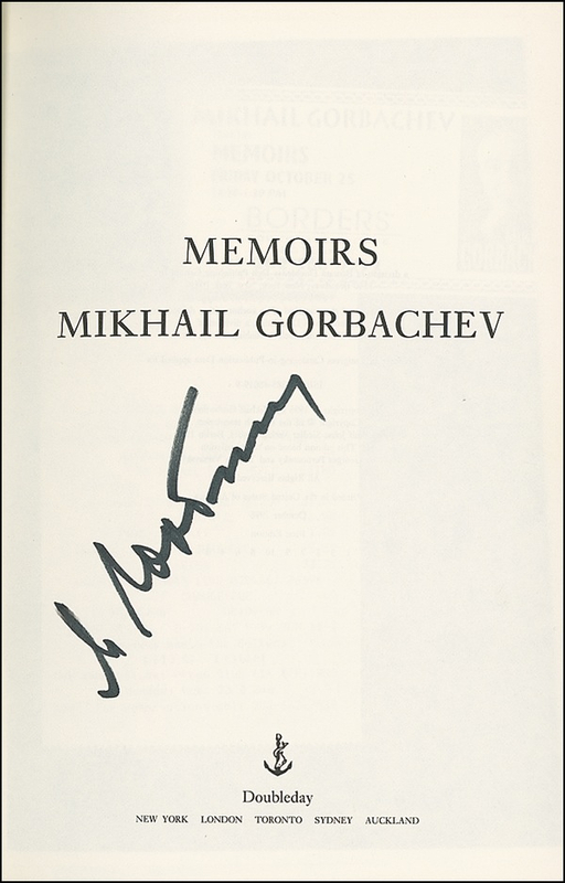 Lot 196 Mikhail Gorbachev