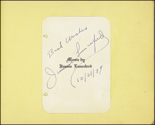 Lot 810 Autograph Album