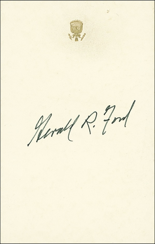 Lot 44 Gerald Ford