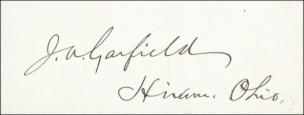 Lot 47 James A. Garfield