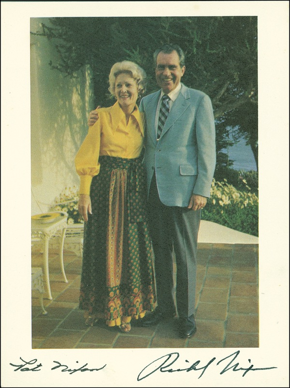 Lot 90 Richard and Pat Nixon