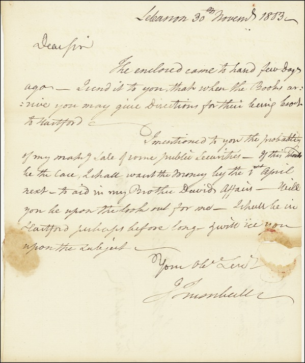 Lot 284 Jonathan Trumbull, Jr,