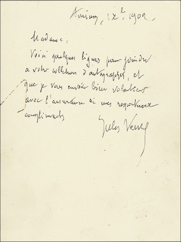 Lot 542 Jules Verne