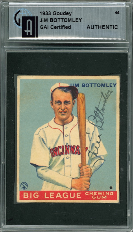 Lot 1266 Jim Bottomley