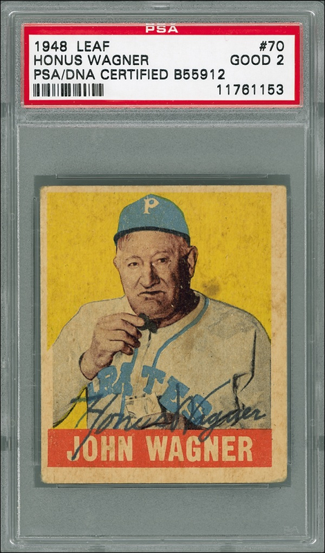 Lot 1559 Honus Wagner