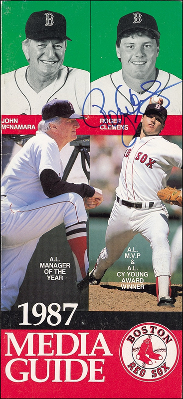 Lot 1289 Roger Clemens