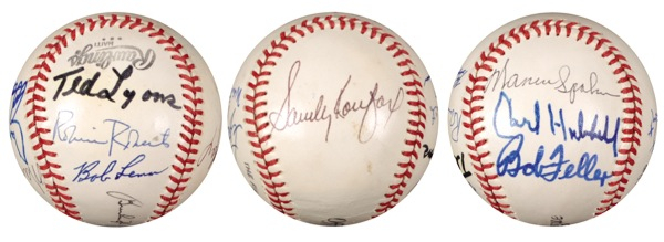 Lot 1247 Baseball Hall of Famers