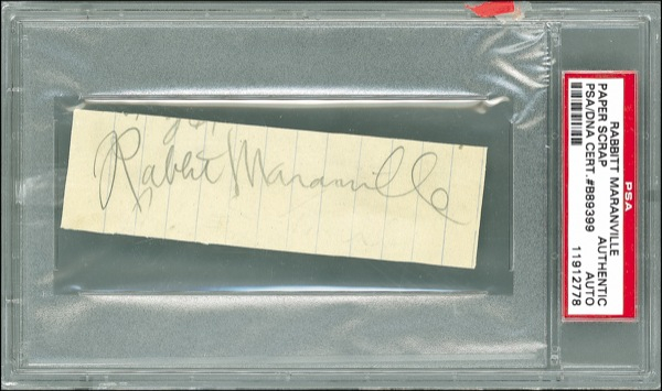 Lot 1432 Rabbit Maranville