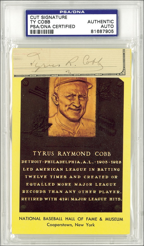 Lot 1293 Ty Cobb