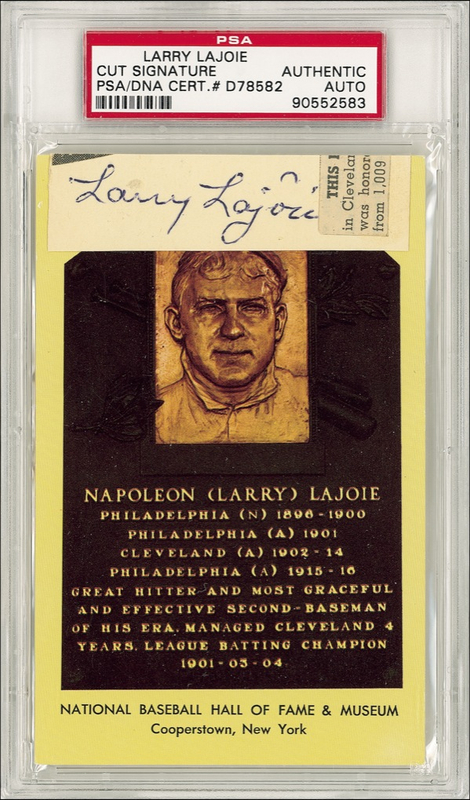 Lot 1406 Larry Lajoie