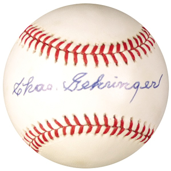 Lot 1343 Charles Gehringer