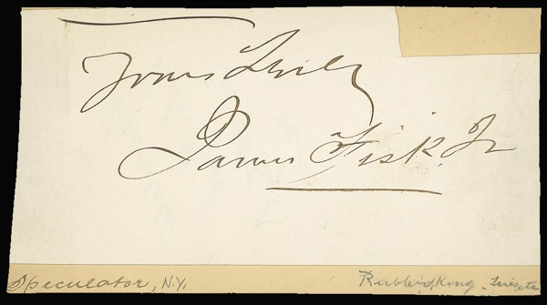 Lot 181 James Fisk, Jr.