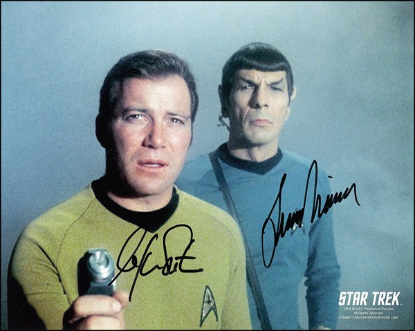 Lot 1148 Star Trek: Shatner and Nimoy