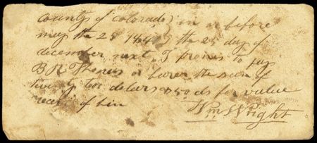 Lot #276 Texas: Thomas, Jr, Benjamin - Image 1