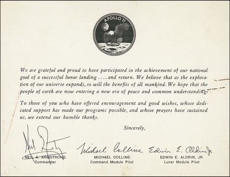 Lot #384 Neil Armstrong - Image 2