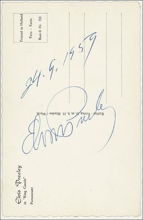 Lot #733 Elvis Presley - Image 1