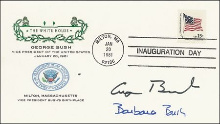 Lot #7 George and Barbara Bush