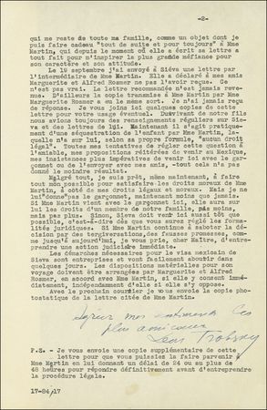 Lot #282 Leon Trotsky - Image 1