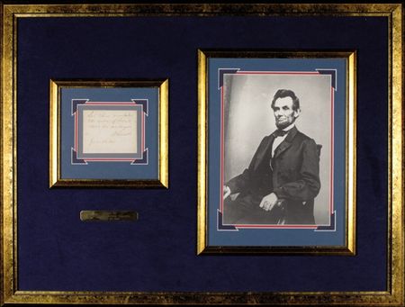 Lot #75 Abraham Lincoln - Image 1