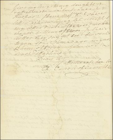 Lot #167 Declaration of Independence: Carroll, Charles - Image 1