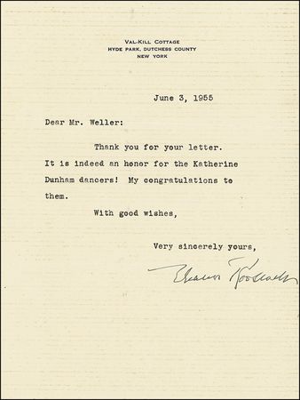 Lot #102 Eleanor Roosevelt - Image 1
